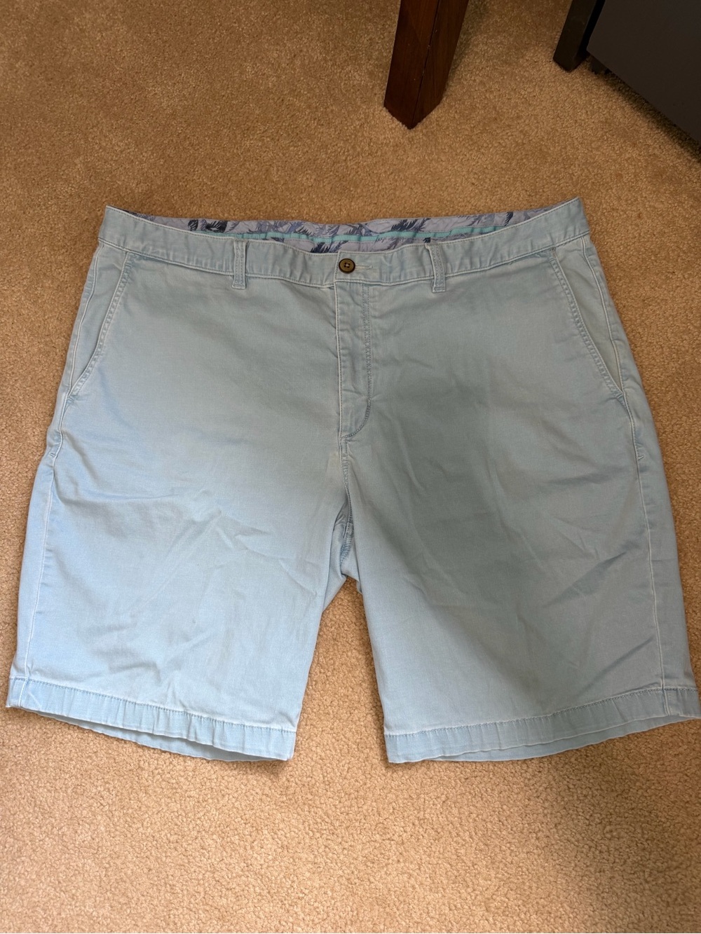 Tommy Bahama Light Blue Men's Cotton Shorts - 42